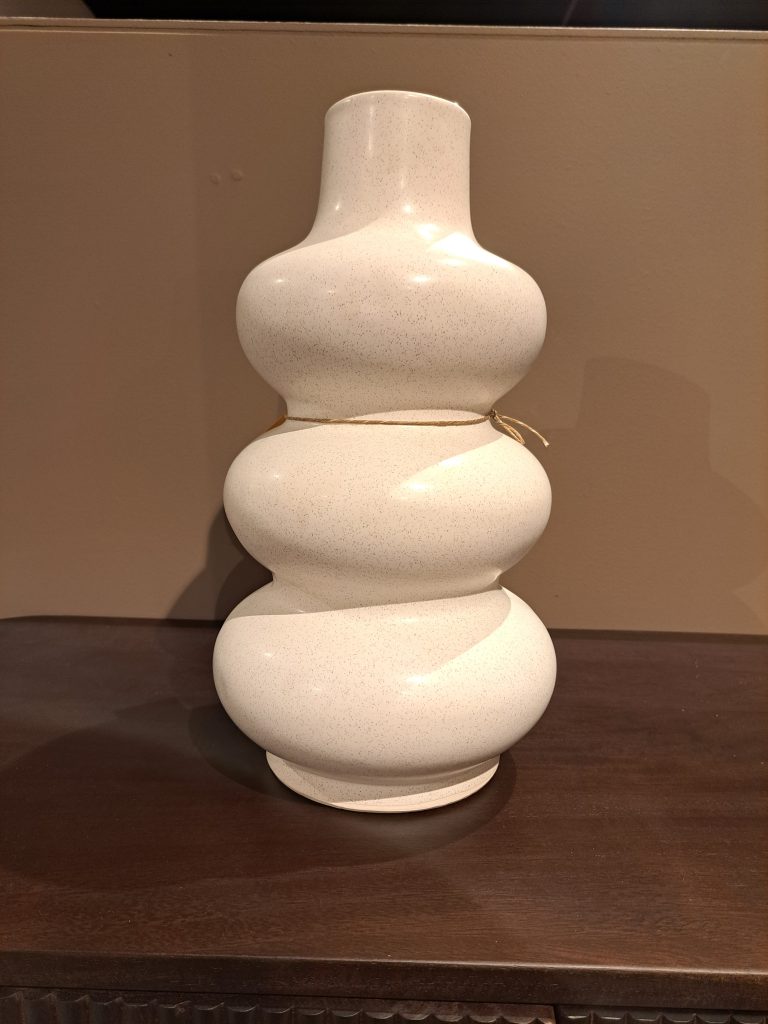 Vase ceramic 17x17x24cm