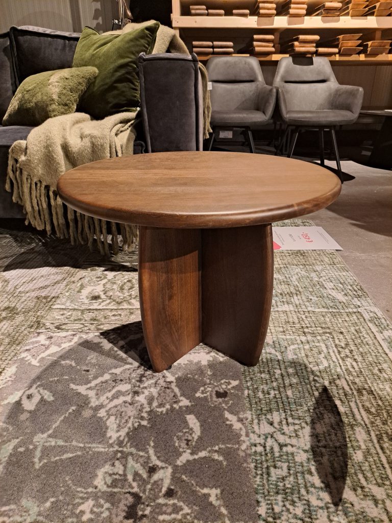 Salontafel ø60, H45, Mango Dark Walnut